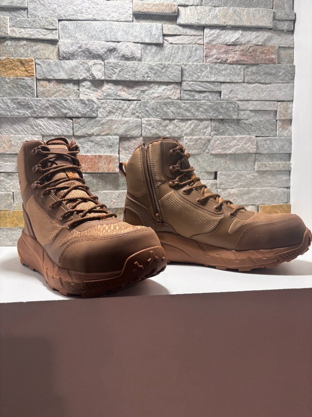 NORTIV 8 Metrostrike-Nano Mens Nano Composite Toe Work Boots Coyote Size 11 NWT